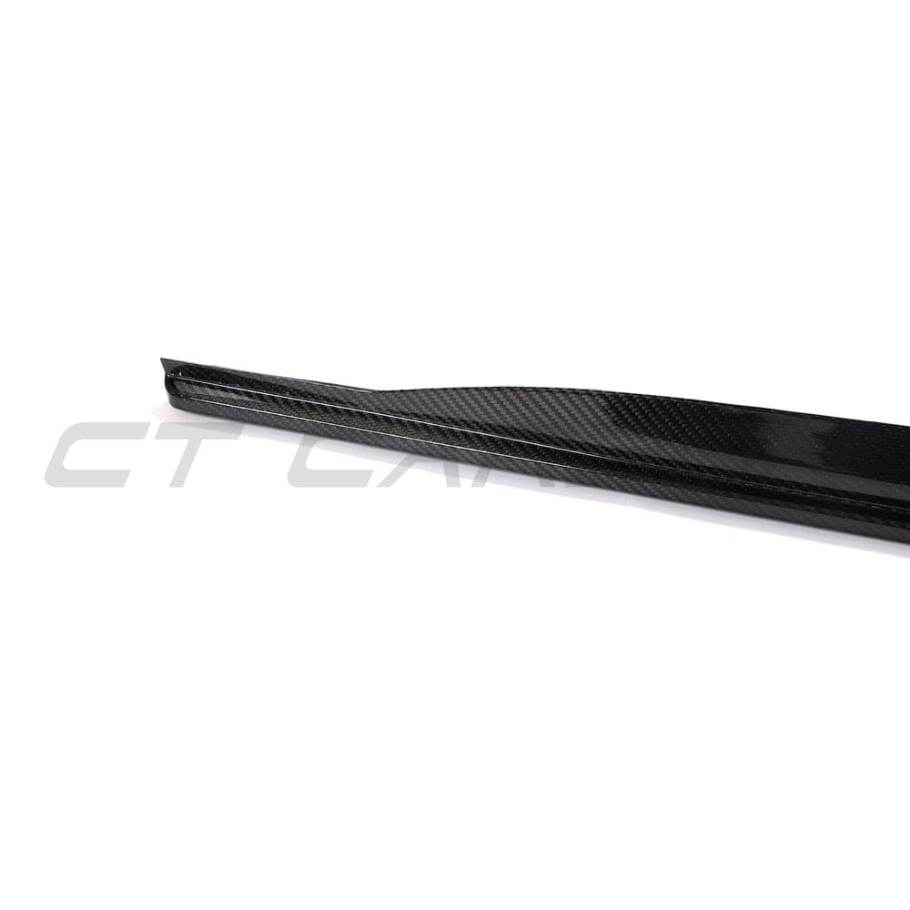 BMW 4 Series (4er) G22/G23 2020+ Gloss Carbon Fibre/Carbon Fiber Side Skirts – Side Splitters, Rocker Panel/Sill Extensions, Side Blades | Real Carbon Aero Kit for Coupe & Convertible