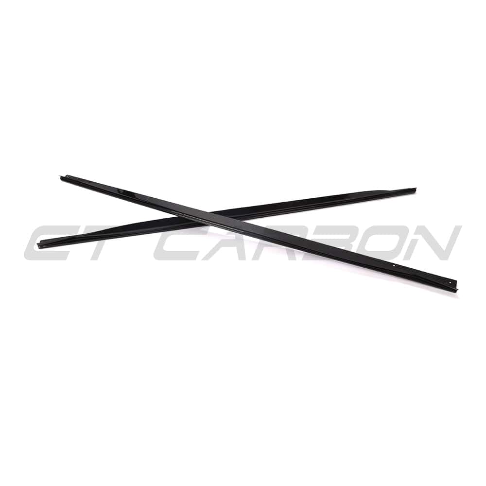 BMW 4 Series (4er) G22/G23 2020+ Gloss Carbon Fibre/Carbon Fiber Side Skirts – Side Splitters, Rocker Panel/Sill Extensions, Side Blades | Real Carbon Aero Kit for Coupe & Convertible