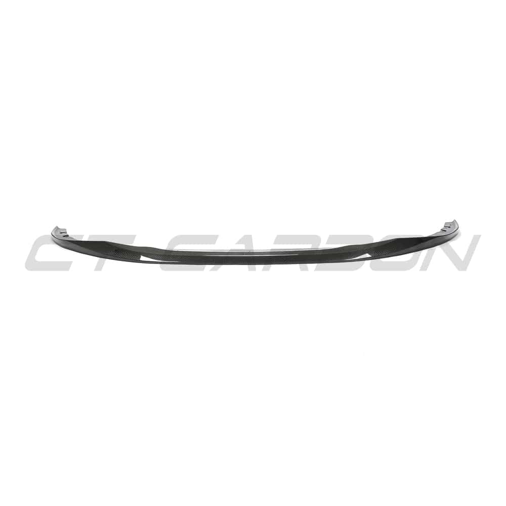 BMW 4 Series G22/G23 Carbon Fibre Front Lip Spoiler Splitter – M Performance (MP) Style Gloss Carbon Chin Spoiler & Front Bumper Lip – Fits 2020+ Coupe & Convertible – Front Valance/Front Blade OEM+