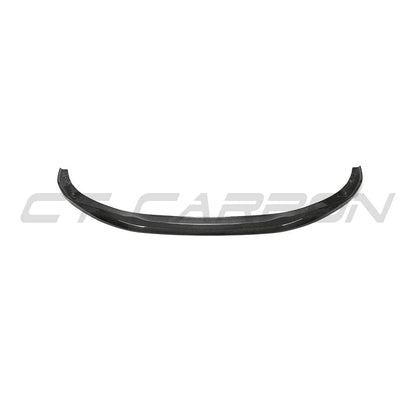 BMW 4 Series G22/G23 Carbon Fibre Front Lip Spoiler Splitter – M Performance (MP) Style Gloss Carbon Chin Spoiler & Front Bumper Lip – Fits 2020+ Coupe & Convertible – Front Valance/Front Blade OEM+