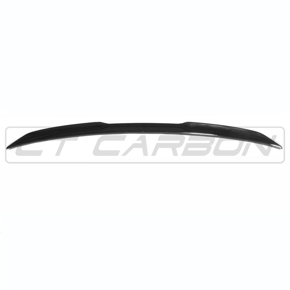 BMW 4 Series G22 Coupe Gloss Piano Black Boot Lip Spoiler – M Performance Style Rear Wing/Lip – Trunk/Tailgate Spoiler by CT Carbon – ABS – Fits 420i 430i 420d 430d M440i