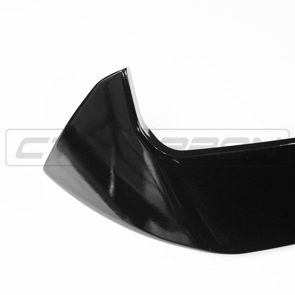 VW Volkswagen Golf Mk7 Mk7.5 2014-2020 Gloss Piano Black Roof Spoiler / Roof Wing Extension Tailgate Boot Lip ABS - GTI GTD R R-Line Hatchback OEM+ Style by CT Carbon