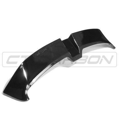 VW Volkswagen Polo 6 MK6 2017-2020 2017 2018 2019 2020 Gloss Black Rear Roof Spoiler Wing Lip – Tailgate Hatchback Spoiler Extension, Boot Lid Lip, Piano Black ABS, CT Carbon OEM Style