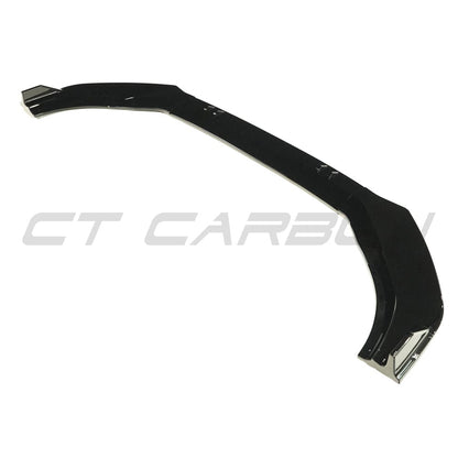 Volkswagen Golf R MK8 (2020–2025) Front Lip Spoiler / Splitter – Piano Gloss Black ABS Front Bumper Lip/Valance Extension – BLAK by CT Carbon