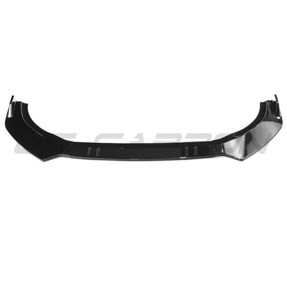 Volkswagen Golf R MK8 (2020–2025) Front Lip Spoiler / Splitter – Piano Gloss Black ABS Front Bumper Lip/Valance Extension – BLAK by CT Carbon