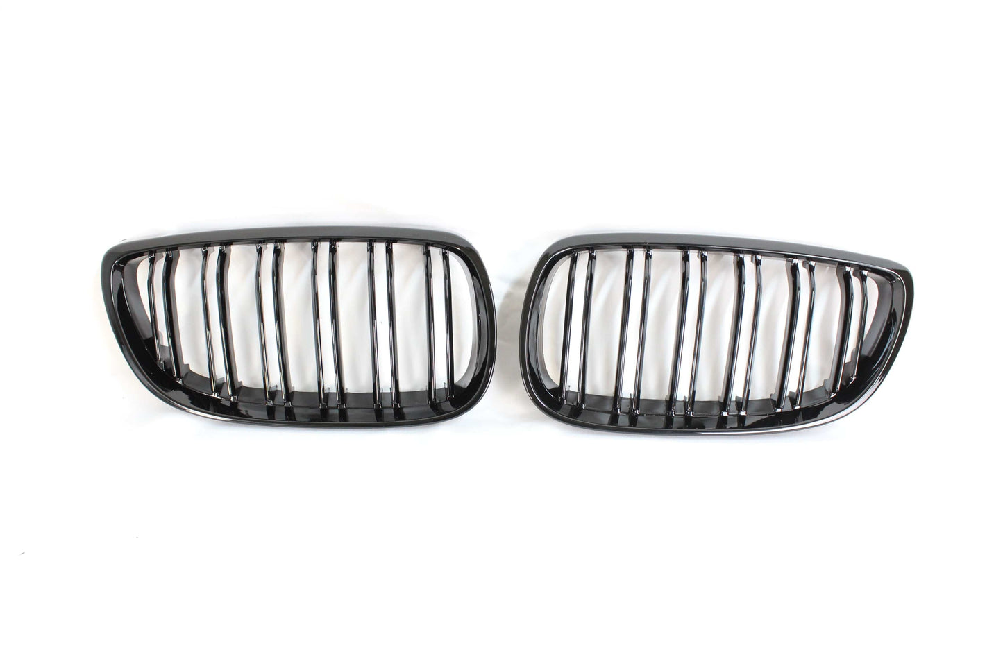 BMW M3 / 3 SERIES E92/E93 DOUBLE SLAT BLACK GRILLES - BLAK BY CT CARBON