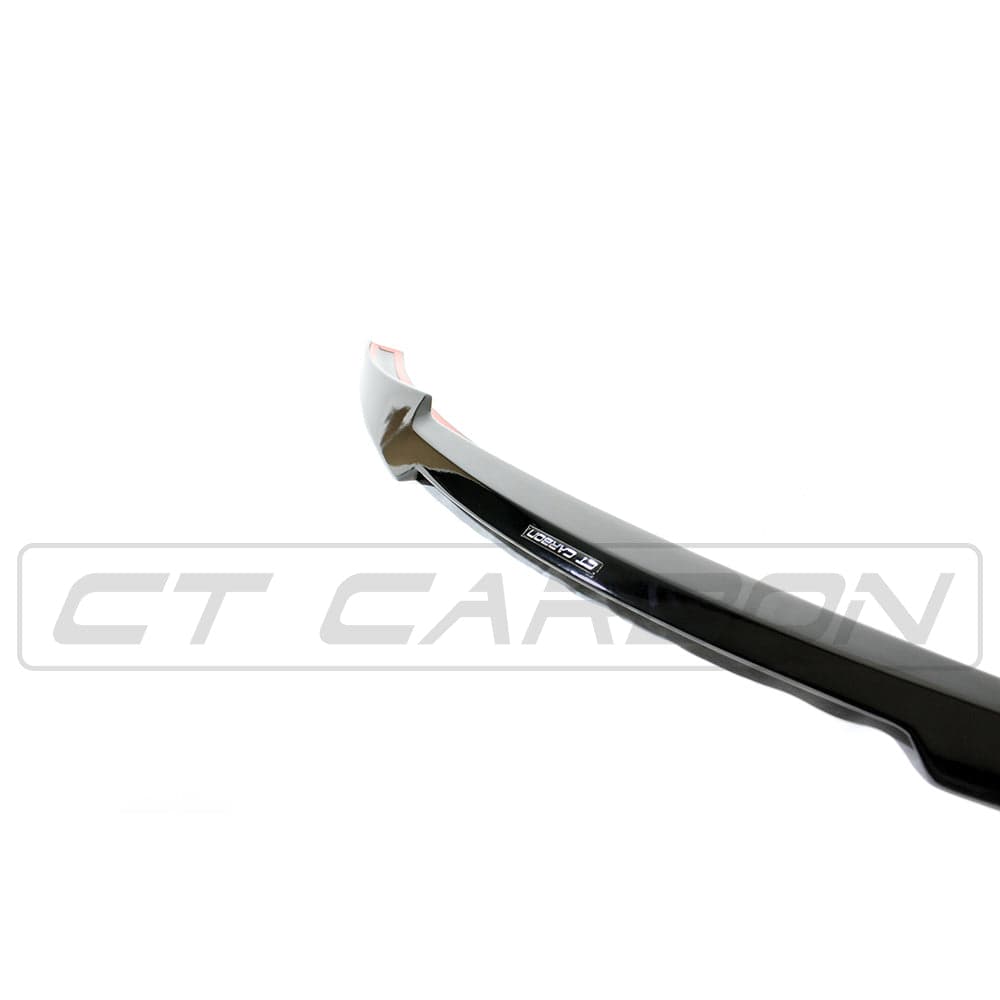 BMW M4 F82 Coupe 2014-2020 V Style Gloss Black (Piano Black) Boot Lid Spoiler - Trunk Spoiler/Rear Lip Wing, M Performance Style, OEM+ Fitment, CT Carbon