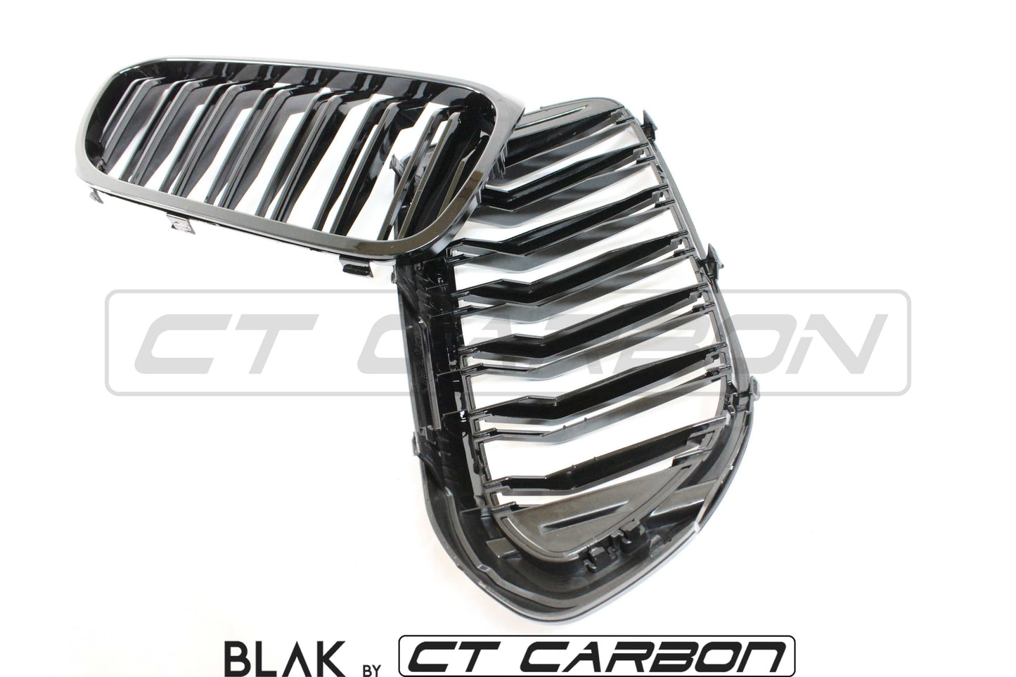 BMW M5 F90 / 5 SERIES G30/G31 DOUBLE SLAT BLACK GRILLES - BLAK BY CT CARBON
