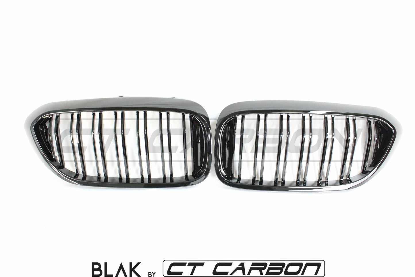BMW M5 F90 / 5 SERIES G30/G31 DOUBLE SLAT BLACK GRILLES - BLAK BY CT CARBON
