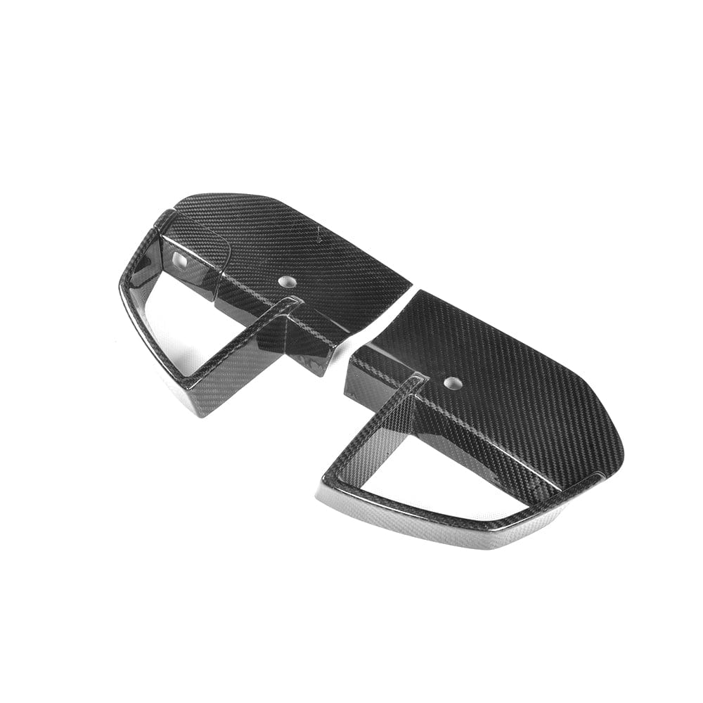 BMW X3 G01 2017-2021 Carbon Fibre Front Bumper Side Vent Trims – Air Intake Duct Surrounds/Covers – Carbon Fiber Grille Air Inlet Garnish – CT Carbon Pre-Preg Intake Trim Upgrade