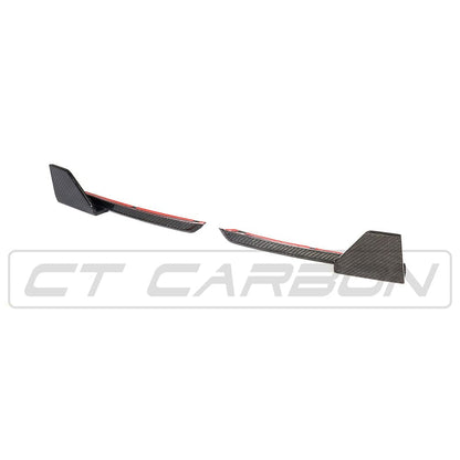 BMW X3 G01 2017-2021 Genuine Carbon Fibre (Fiber) Rear Corner Spats | Rear Bumper Corner/Side Splitters & Extensions | Valance Corner Trims/Canards | Diffuser Corner Covers – CT Carbon