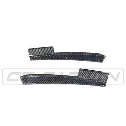 BMW X3 G01 2017-2021 Genuine Carbon Fibre (Fiber) Rear Corner Spats | Rear Bumper Corner/Side Splitters & Extensions | Valance Corner Trims/Canards | Diffuser Corner Covers – CT Carbon