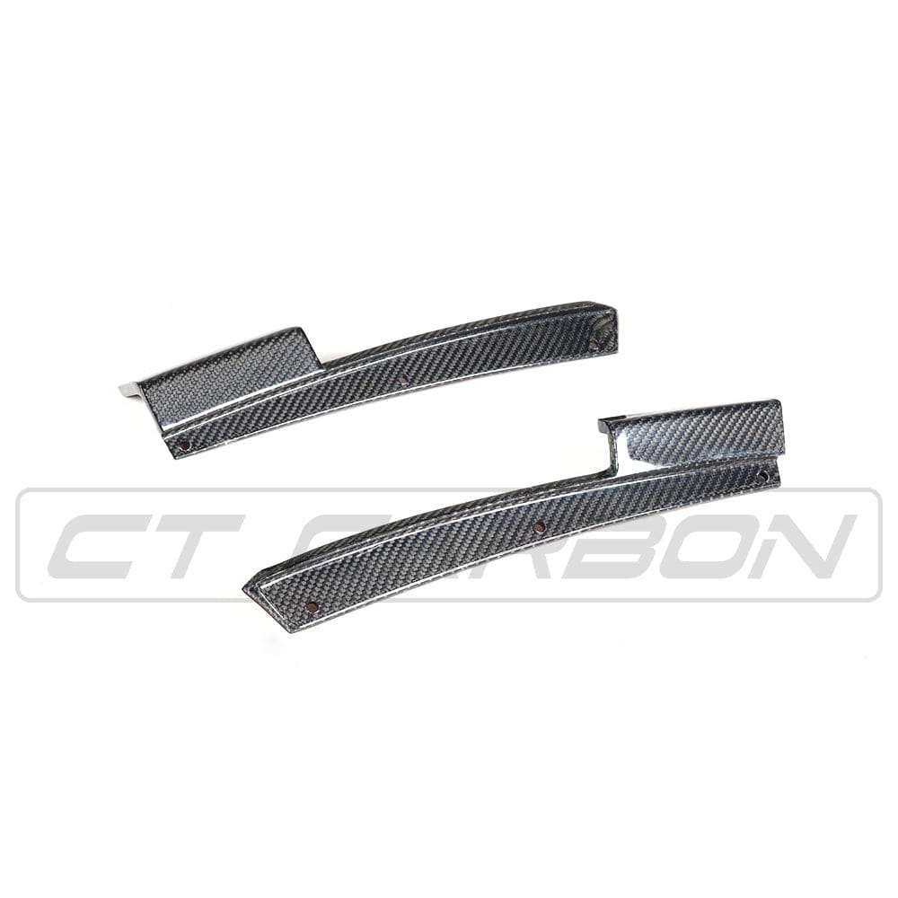 BMW X3 G01 2017-2021 Genuine Carbon Fibre (Fiber) Rear Corner Spats | Rear Bumper Corner/Side Splitters & Extensions | Valance Corner Trims/Canards | Diffuser Corner Covers – CT Carbon