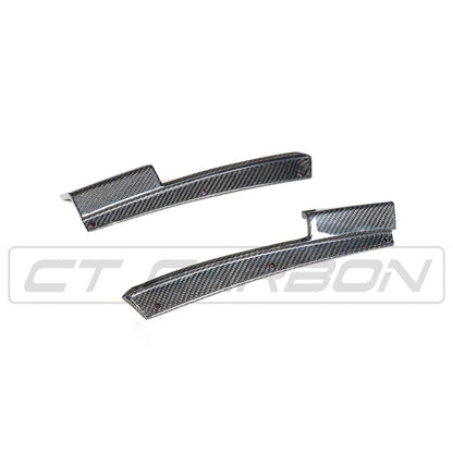 BMW X3 G01 2017-2021 Genuine Carbon Fibre (Fiber) Rear Corner Spats | Rear Bumper Corner/Side Splitters & Extensions | Valance Corner Trims/Canards | Diffuser Corner Covers – CT Carbon