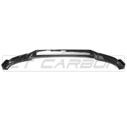 BMW X3 G01 LCI 2022-2025 Gloss/Piano Black Front Splitter Lip Spoiler - CT Carbon ABS Front Bumper Lip, Valance & Air Dam, Facelift X3 Front Apron Extension Body Kit Upgrade