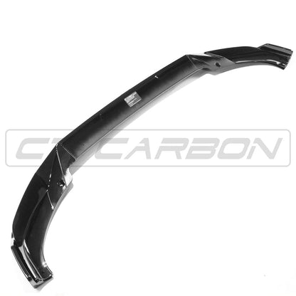 BMW X3 G01 LCI Facelift 2022+ Gloss Black Front Lower Lip/Splitter – Front Bumper Chin Spoiler, Lower Valance Extension (Piano Black ABS) by CT Carbon – Fits 2022 2023 2024