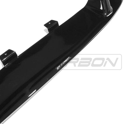 BMW X3M/X4M F97 F98 2018-2021 Pre-LCI Gloss Piano Black Front Splitter Lip Spoiler – 3D-Style Chin Spoiler/Front Bumper Lip Valance – CT Carbon ABS OE-Fit