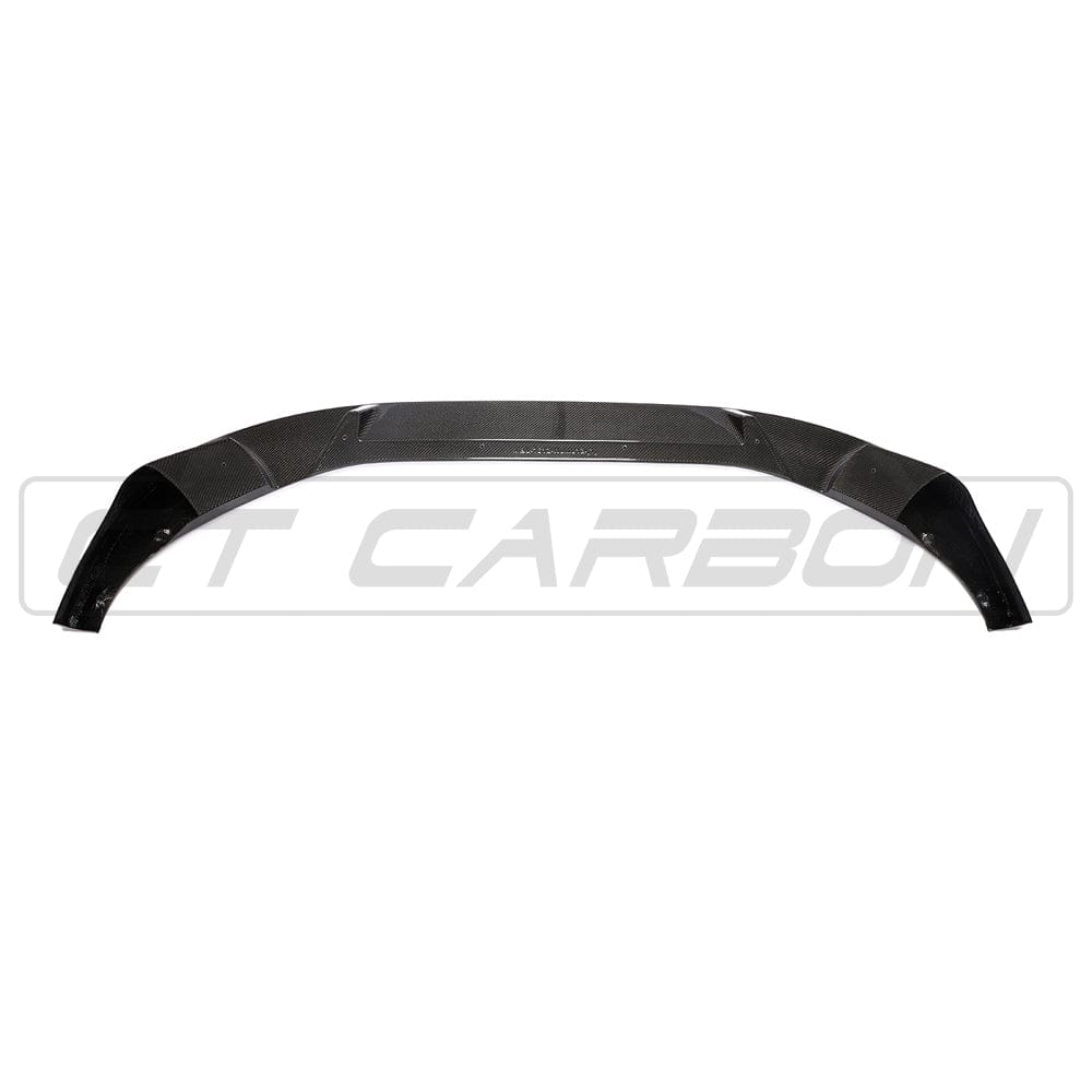 BMW X3M/X4M (F97/F98) 2018-2021 Pre-LCI Pre-Facelift Carbon Fibre Front Lip Splitter Spoiler 3D Style Gloss Carbon Bumper Lip Chin Lower Valance Extension | CT Carbon Front Aero Body Kit Styling Upgrade