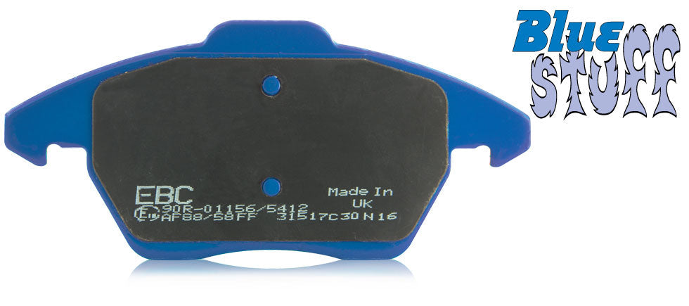 EBC Bluestuff Front Brake Pads - BMW M140i M240i M135i M235i 335i 340i 435i 440i M2 M3 M4 | M Sport Brakes | Fast Road & Track Day | Front Axle Set