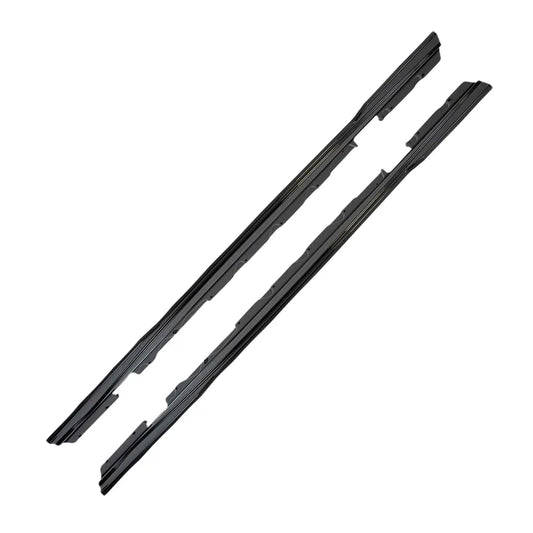 BMW 1 SERIES F20 F21 & 2 SERIES F22 EVO-1 GLOSS BLACK SIDE SKIRTS BY ZAERO (2011-2019)