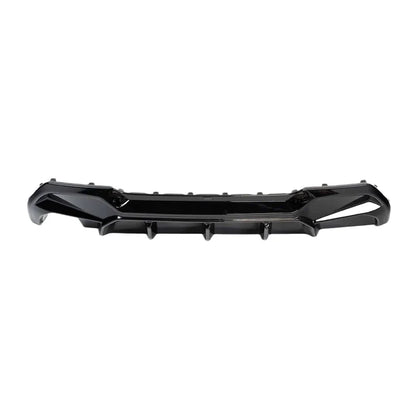 BMW 1 SERIES M SPORT F40 SINGLE EXIT (116I 116D 118I 118D) EVO-1 GLOSS BLACK REAR DIFFUSER BY ZAERO (2019+)