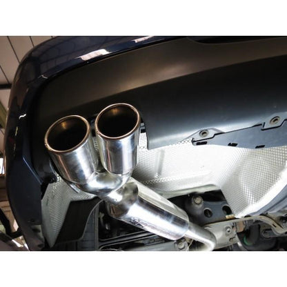 BMW 3 Series E90/E91 318d 320d Diesel Twin Exit Rear Box/Back Box/Muffler – Cobra Sport Performance Rear Silencer Exhaust Upgrade, Twin 3-inch Tips, 63.5mm Pipe, Fits Saloon & Touring, SE & M Sport (2005-2011)
