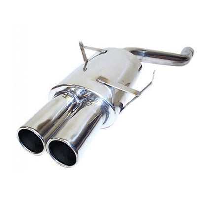 BMW 3 Series E46 328i Rear Box Back Box/Backbox Performance Exhaust - Cobra Sport Axle-Back Rear Silencer/Muffler, 63.5mm (2.5") Pipework, TP46 Twin 3" Tips - Centre Section Back Bolt-On - Single Inlet Fitment