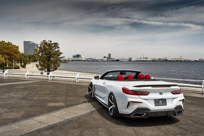 BMW 8 Series G14 & M8 F91 Convertible Carbon Fibre Rear Spoiler by 3DDesign (2019+)