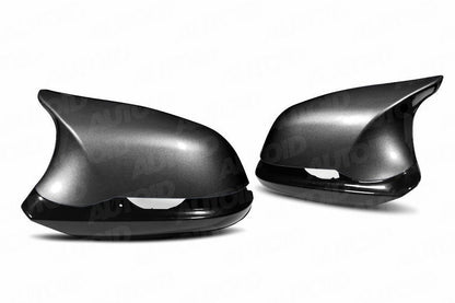 AUTOID TRE Performance Painted Wing Mirror Caps/Covers & Gloss Black Bezels for BMW F20 F30 F87 (1/2/3/4 Series, M2, i3 I01, X1 E84) â€“ OEM Colour Matched Replacement