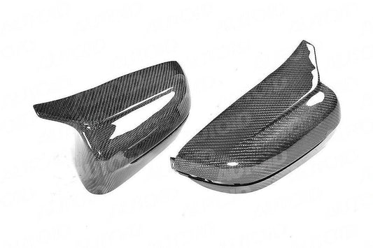 AUTOID Real Carbon Fibre (Carbon Fiber) Wing/Side Door Mirror Covers Caps Pair for BMW G30 G31 5 Series, G32 6 Series GT & G11 7 Series - OEM-Style Replacement Clip-On Mirror Shells - Fits 520i 530i 640d xDrive 750i xDrive LHD/RHD