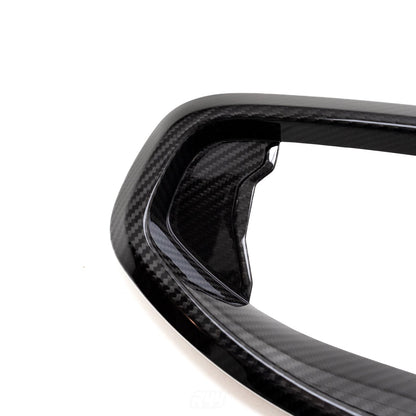 MHC+ BMW 2 Series Front Grille Surround In Gloss Pre Preg Carbon Fibre (G42 inc. M240i)