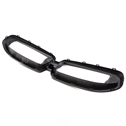 MHC+ BMW 2 Series Front Grille Surround In Gloss Pre Preg Carbon Fibre (G42 inc. M240i)