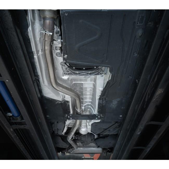 BMW M140i F20/F21 B58 Mid Pipe Centre Section - Resonator/Res Delete, Middle Box Delete, GPF/PPF Delete - Non-Resonated Straight Pipe (Cat to Back Box) 3" 76mm Performance Exhaust Upgrade - Cobra Sport