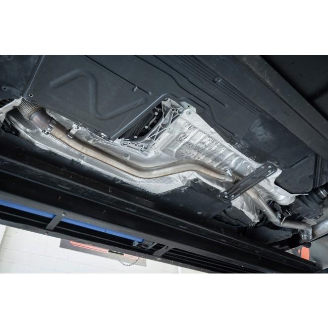 BMW M140i F20/F21 B58 Mid Pipe Centre Section - Resonator/Res Delete, Middle Box Delete, GPF/PPF Delete - Non-Resonated Straight Pipe (Cat to Back Box) 3" 76mm Performance Exhaust Upgrade - Cobra Sport