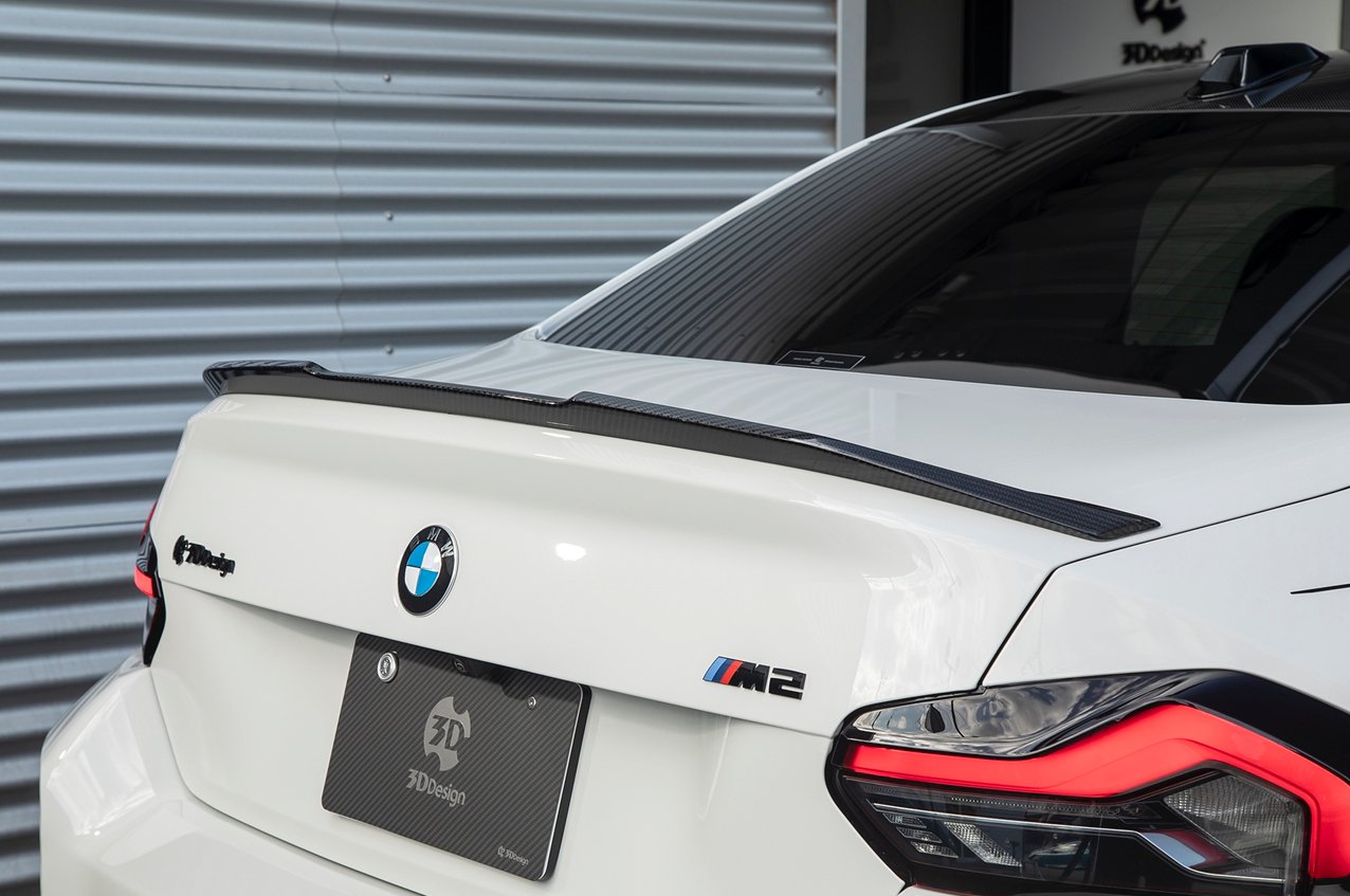 BMW M2 G87 Carbon Fibre Rear Spoiler by 3D Design (2023+)