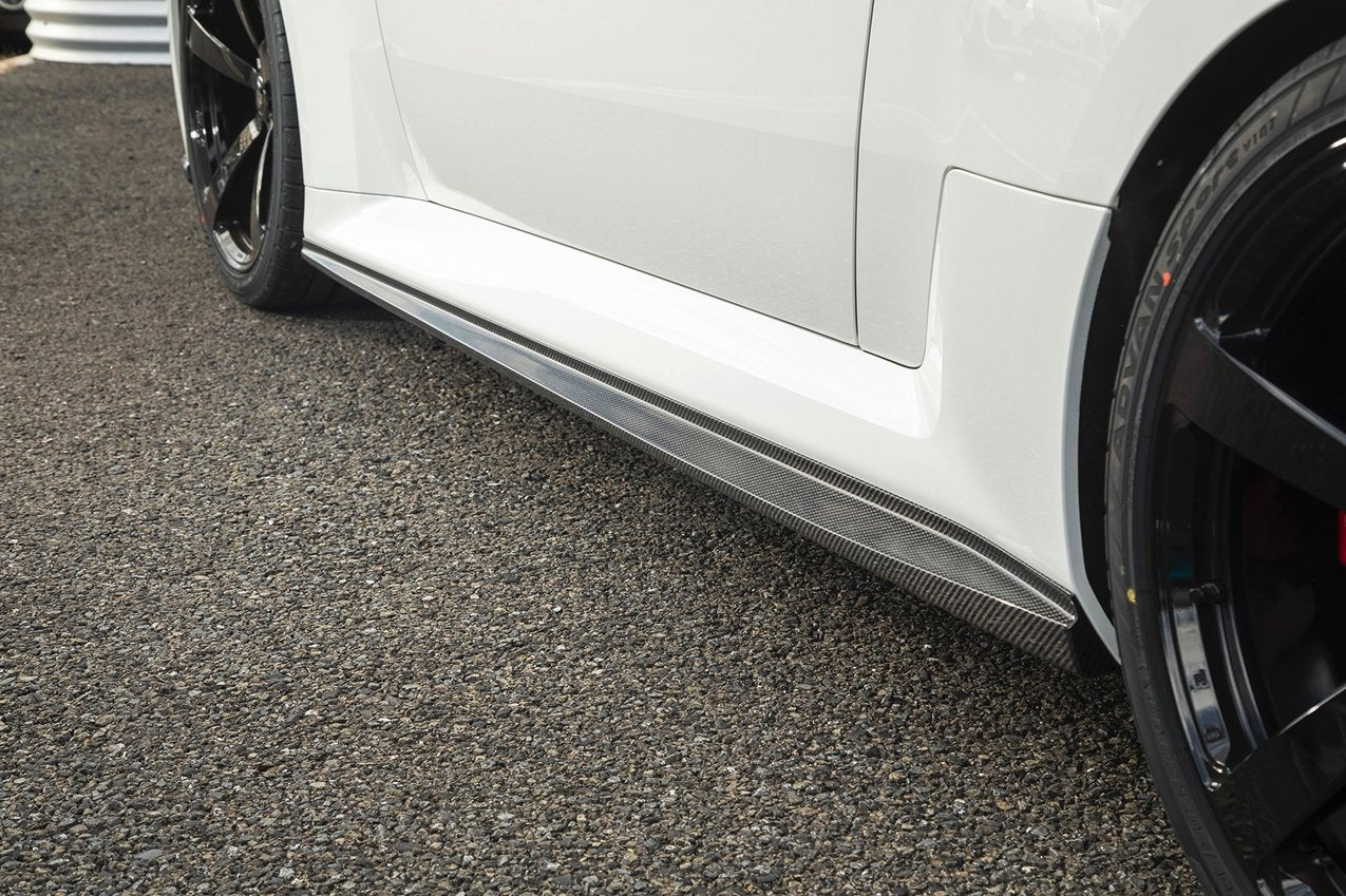 BMW M2 G87 Carbon Fibre/Carbon Fiber Side Skirts by 3D Design (2023+) – Side Skirt Extensions, Side Splitters, Rocker Panel/Sill Blades, Aero Body Kit/Ground Effects, 2x2 Twill Pre-Preg