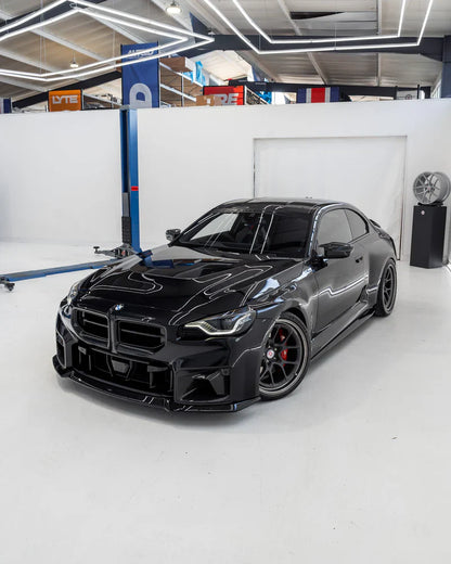 BMW M2 G87 EVO-S Gloss Black Front Lip by ZAERO (2023+)