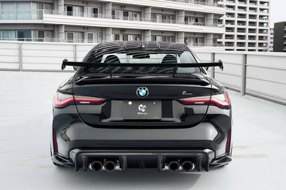 BMW M4 G82 Rear Wing/Trunk Spoiler - 3D Design Japan CFRP (Carbon Fibre/Fiber) Performance Aerofoil for M4 Coupe (2020+) - Boot Lid Wing, Track Downforce Upgrade
