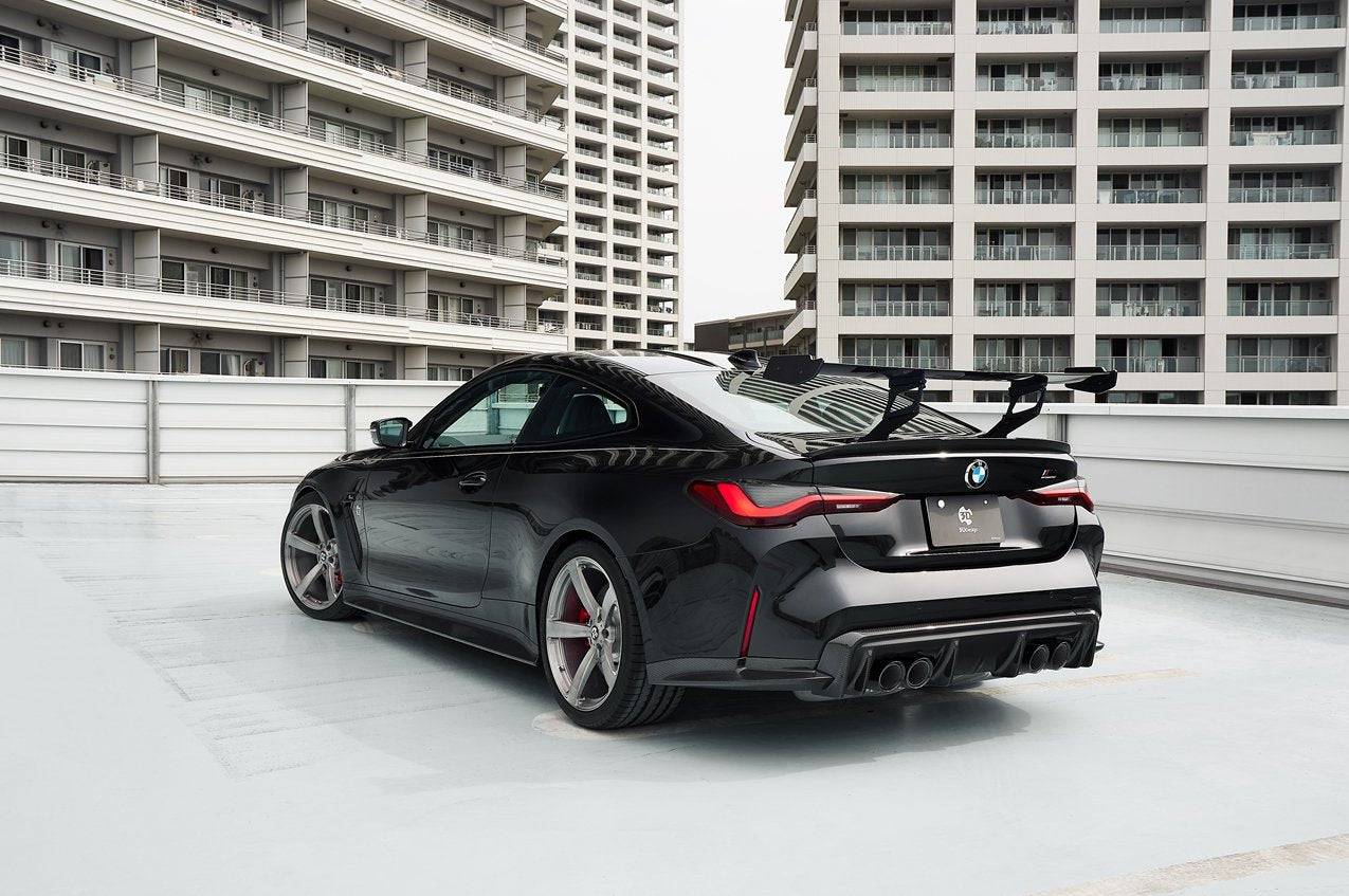 BMW M4 G82 Rear Wing/Trunk Spoiler - 3D Design Japan CFRP (Carbon Fibre/Fiber) Performance Aerofoil for M4 Coupe (2020+) - Boot Lid Wing, Track Downforce Upgrade