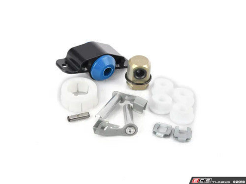 BMW F22 F23 F30 F32 F33 F36 2/3/4 Series Manual Shifter Rebuild & Gear Selector Linkage Bushing Kit – ECS Tuning FX Series + Turner Motorsport Poly Shift Arm Bushing – Gear Lever Play/Wobble Fix, Manual Transmission Refresh