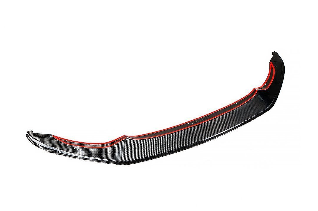 AUTOID GTS Carbon Fibre Front Lip Splitter for BMW M3/M4 (F80 F82 F83, 2014â€“2019) - CFRP 2x2 Twill, One-Piece, Direct Bolt-On
