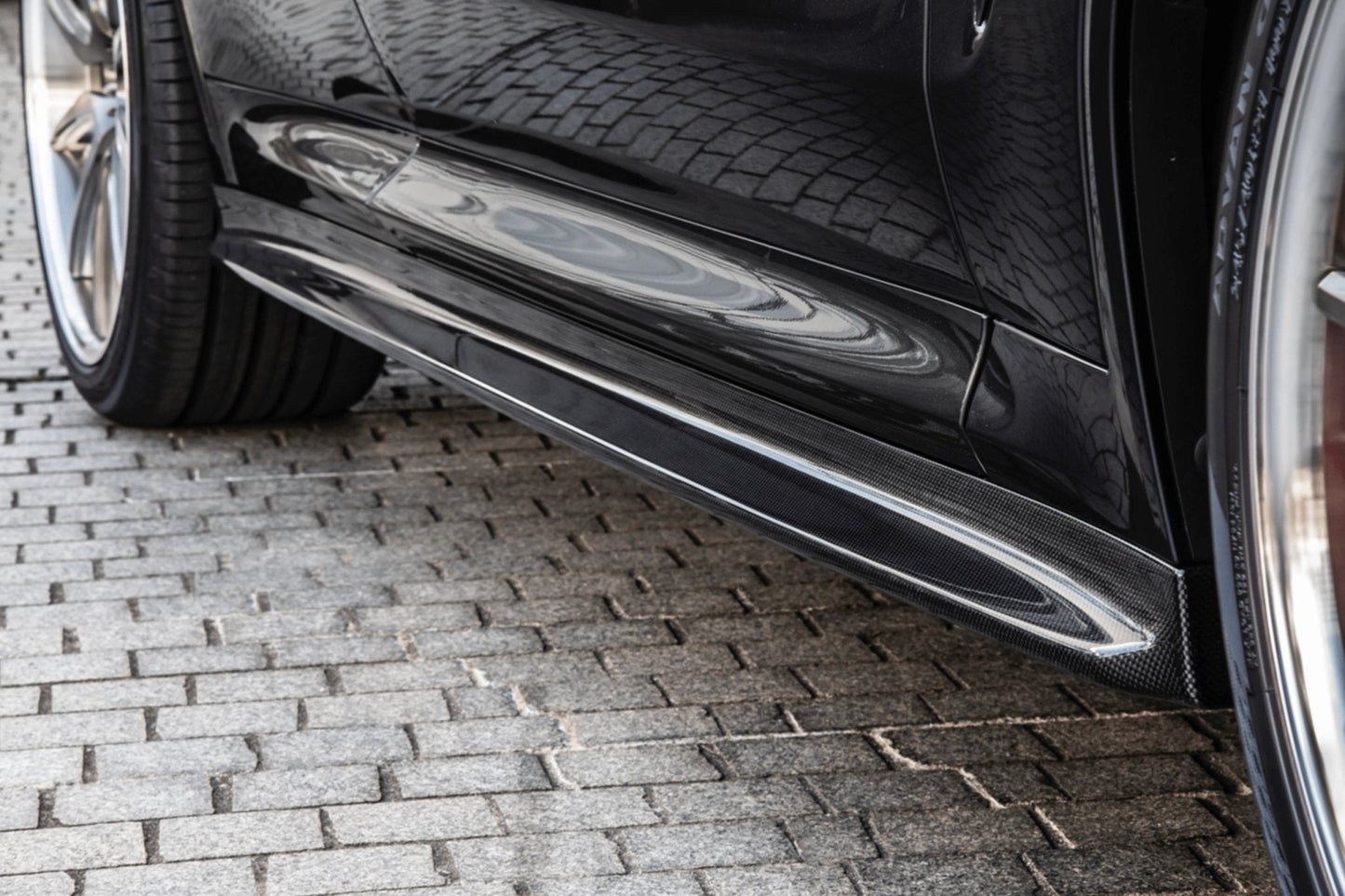 BMW X3 G01 & X4 G02 Carbon Fibre Side Skirts by 3D Design (2018+ LCI) – Full Length CFRP Side Skirt Extensions, Rocker Panel/Sill Extensions, Aero Side Splitters / Side Blades – Gloss Carbon Fiber Body Kit Upgrade for M Sport