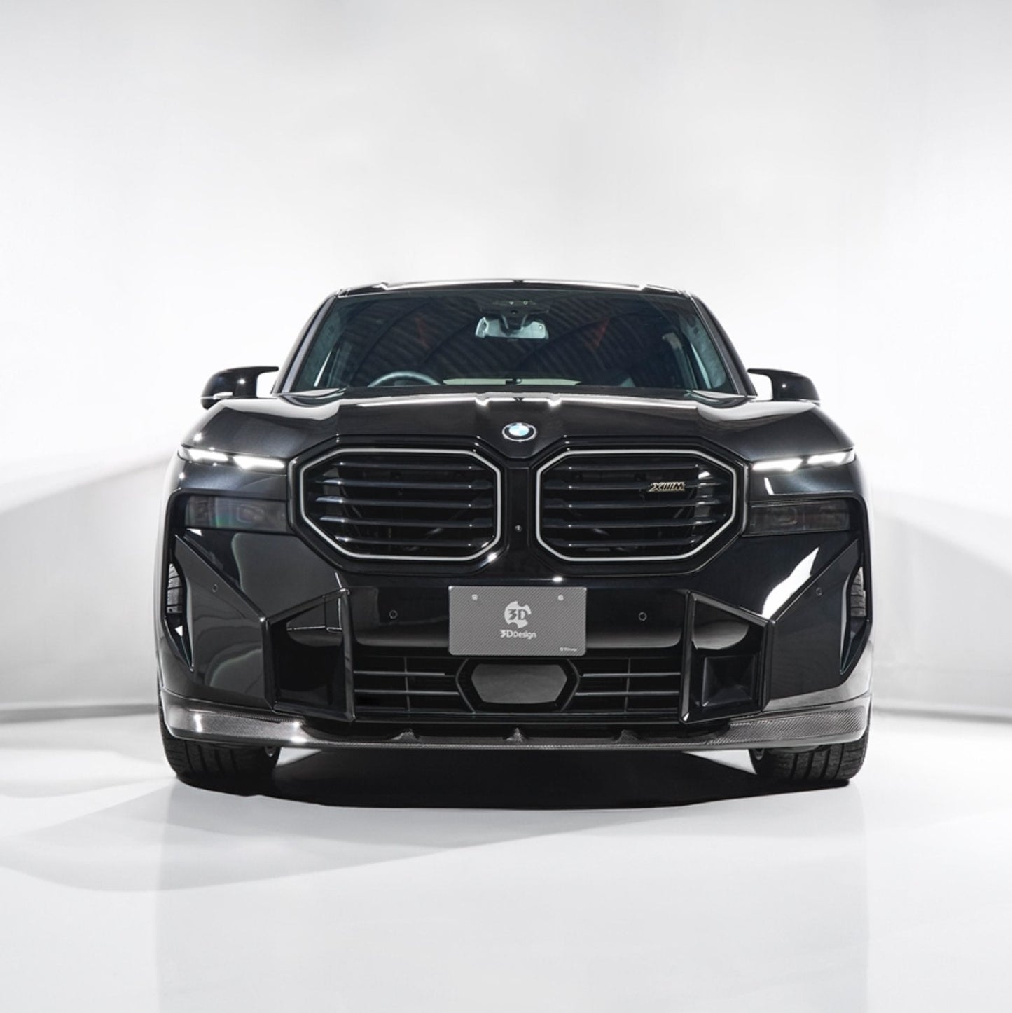 BMW XM G09 Front Lip Spoiler / Splitter by 3D Design – Carbon Fiber (Carbon Fibre) Bumper Lip, Chin Spoiler, Front Air Dam, Aero Body Kit Upgrade 2023+