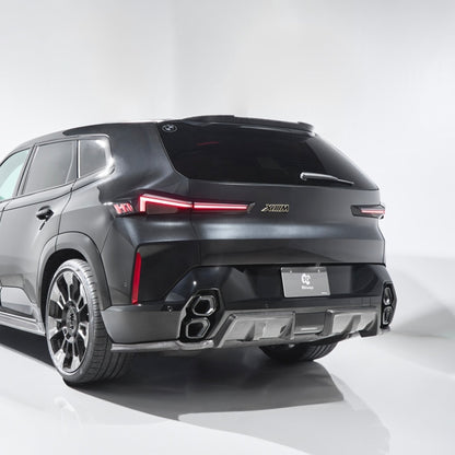 BMW XM G09 Carbon Fibre/Fiber Rear Diffuser – 3D Design Rear Valance, Rear Bumper Diffuser, Rear Splitter, Lower Bumper Trim, Under Spoiler Aero (2023+), Body Kit Upgrade