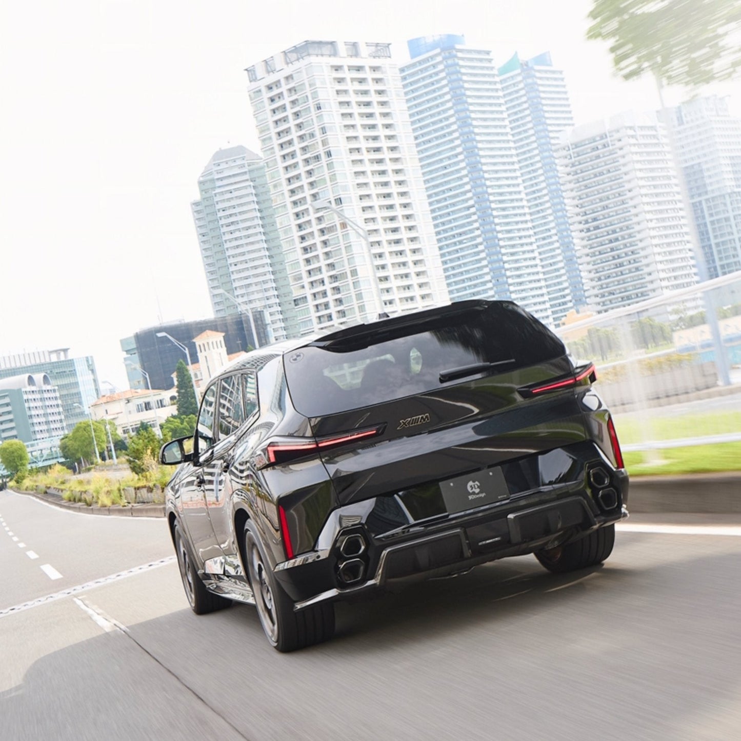 BMW XM G09 Carbon Fibre/Fiber Rear Diffuser – 3D Design Rear Valance, Rear Bumper Diffuser, Rear Splitter, Lower Bumper Trim, Under Spoiler Aero (2023+), Body Kit Upgrade