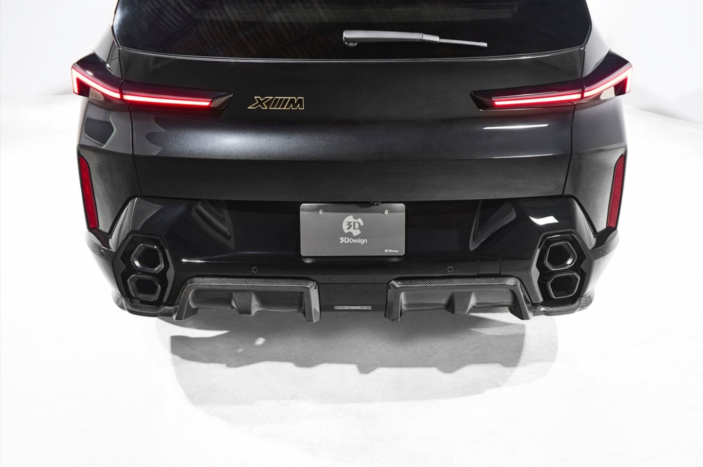 BMW XM G09 Carbon Fibre/Fiber Rear Diffuser – 3D Design Rear Valance, Rear Bumper Diffuser, Rear Splitter, Lower Bumper Trim, Under Spoiler Aero (2023+), Body Kit Upgrade