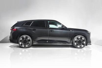 BMW XM G09 Carbon Fibre/Carbon Fiber Side Skirts by 3D Design – Side Skirt Extensions, Rocker Panel Sill Extensions, Aero Side Splitters/Blades (2023+)