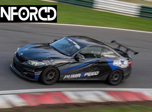 MGC Modifications Side-Mount Bootlid/Trunk Rear Wing Spoiler for BMW 2 Series F22 & M2 F87 - Track Day Motorsport Aerofoil - Fits M240i B58, 220i 228i 230i M235i Coupe (2014-2021)