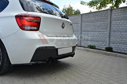 Maxton Design - CENTRAL REAR SPLITTER BMW 1 F20/F21 M-POWER (WITHOUT VERTICAL BARS)