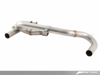 AWE Tuning Touring Axle-Back Rear Exhaust for BMW M240i F22 2 Series (2016-2020, B58) - Back Box/Rear Silencer/Muffler Upgrade, Non-Drone 180 Technology, T304 Stainless, Bolt-On, Dual 90mm/102mm Tips (Chrome or Diamond Black), Lifetime Warranty